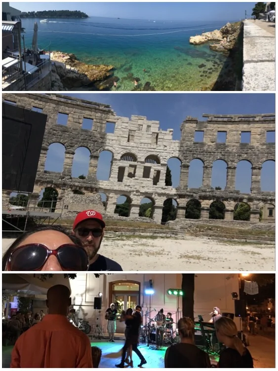 Rovin beach, Pula Arena, Salsa dancing in Rovinj 
