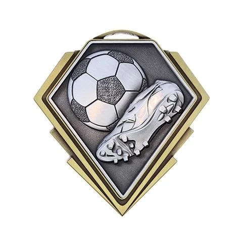 Diamond Series Soccer Medal 3" (Includes Ribbon)
