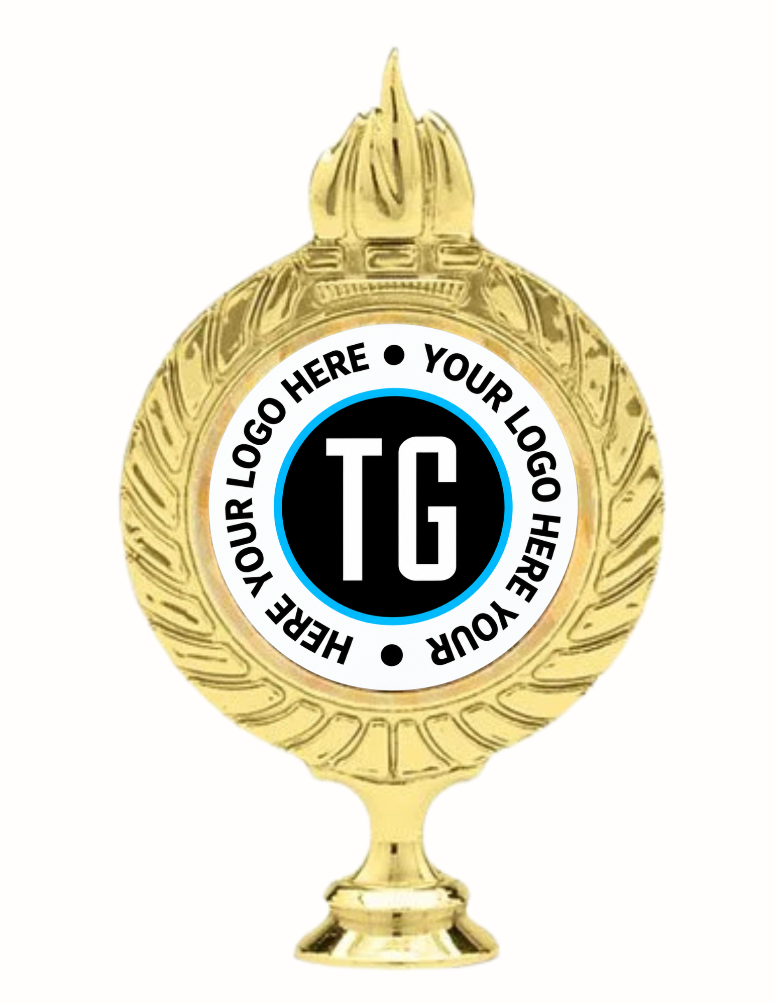 torch custom insert trophy topper
