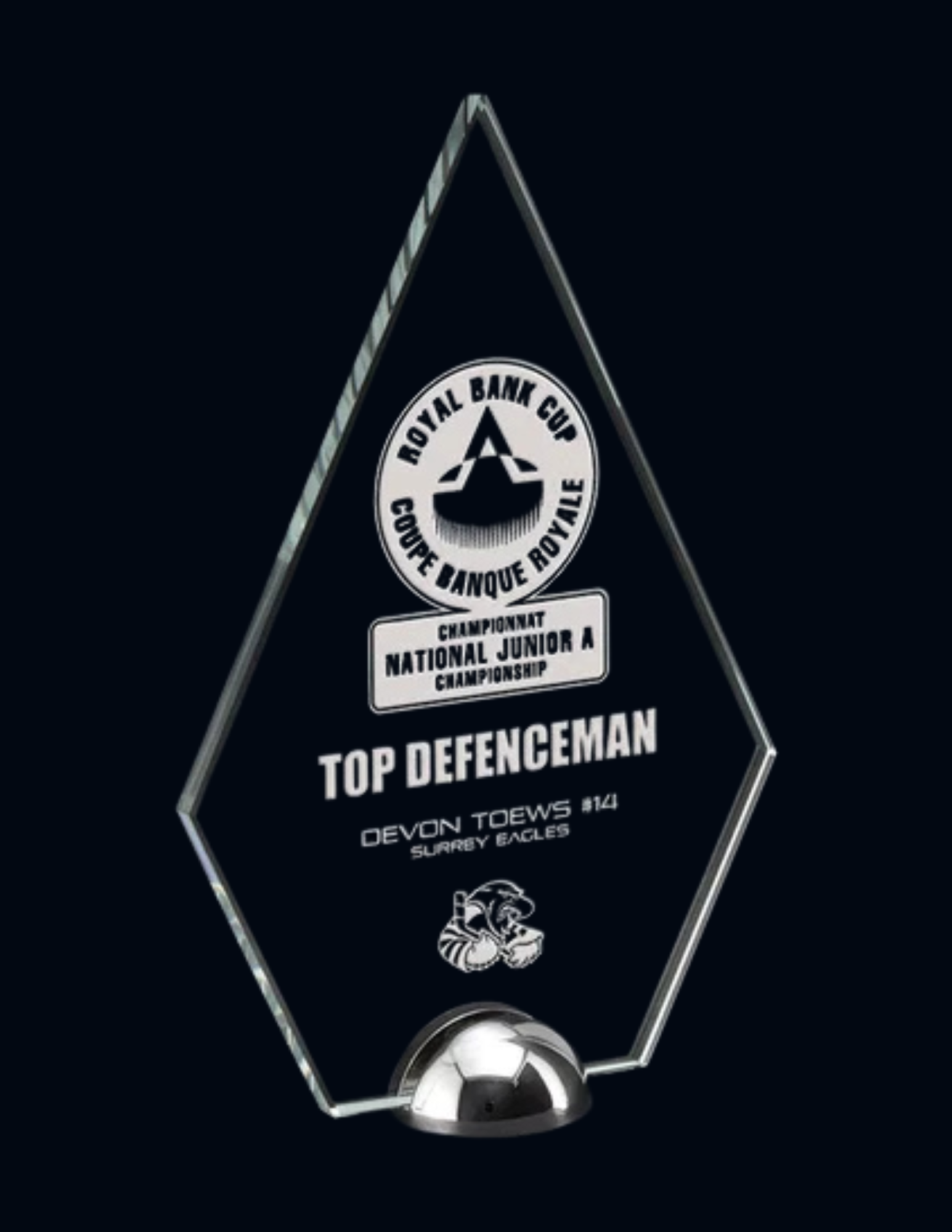 Spruce Glass Award  7.25" (2 Custom Options)