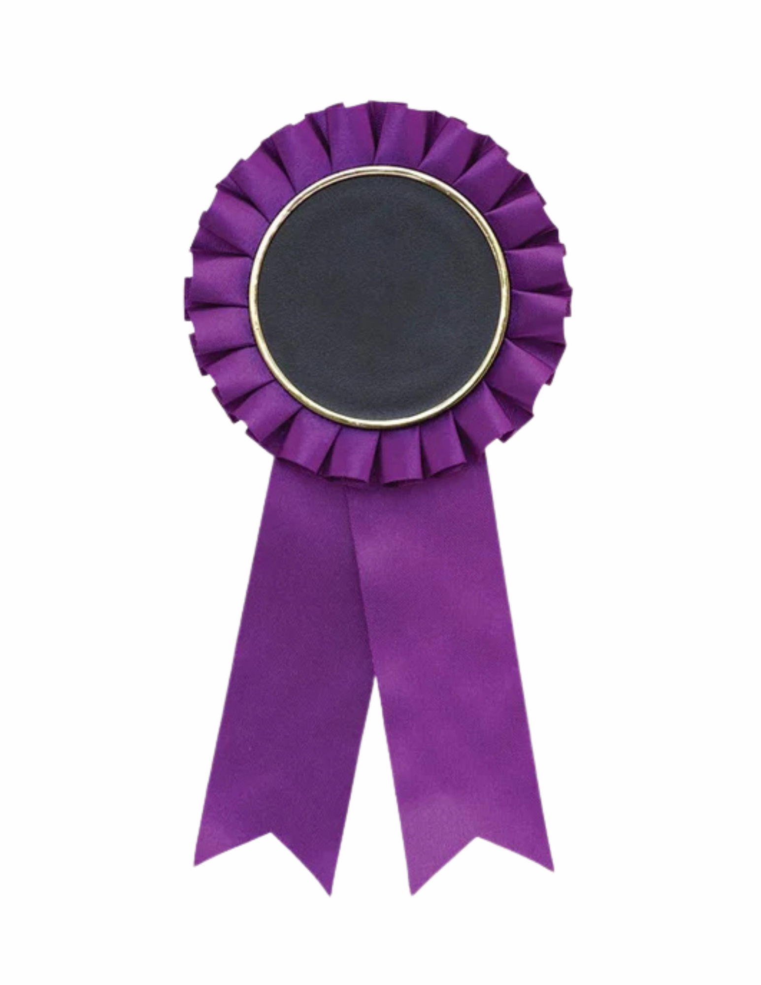 Purple Rosette 6.5"
