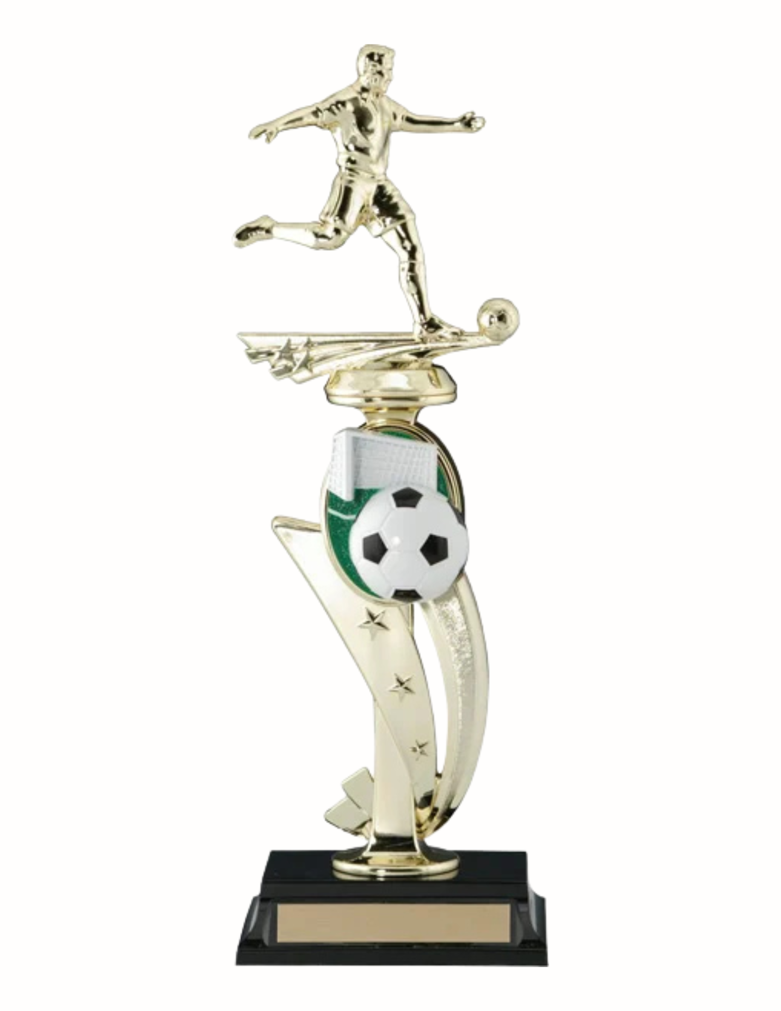 3D Soccer Trophy 13" (Includes Engraving)