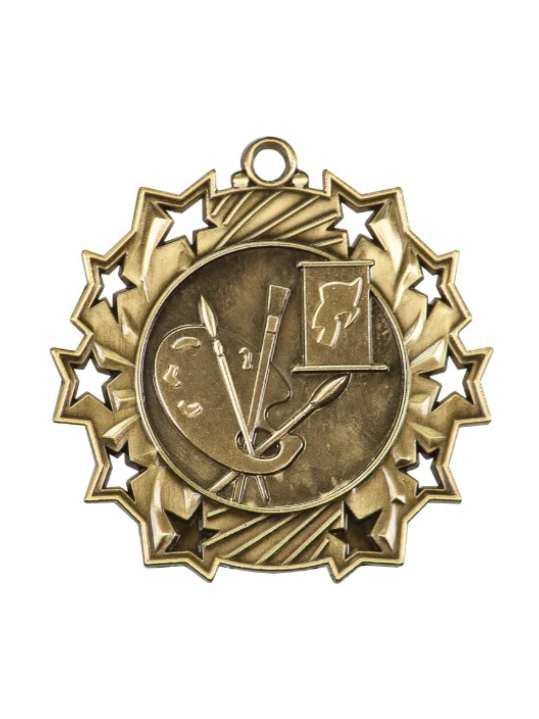 Art Ten Star Medal 2.25" (Includes Ribbon)