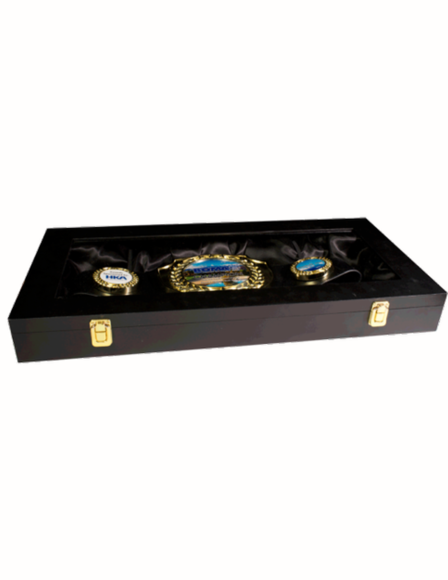 Wooden Presentation Box for Championship Belts