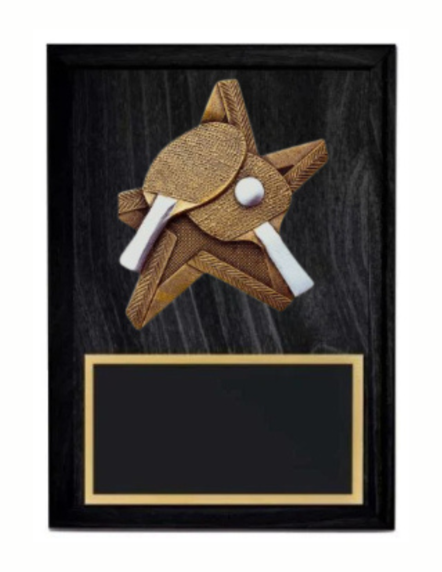 Pro Star Table Tennis Plaque- 2 Sizes (Includes Engraving)