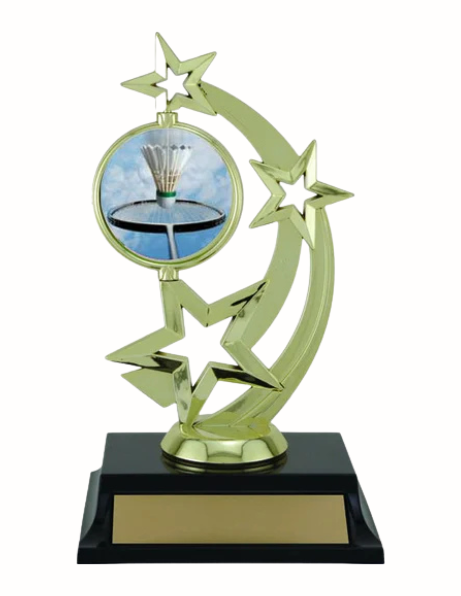 spinner badminton trophy