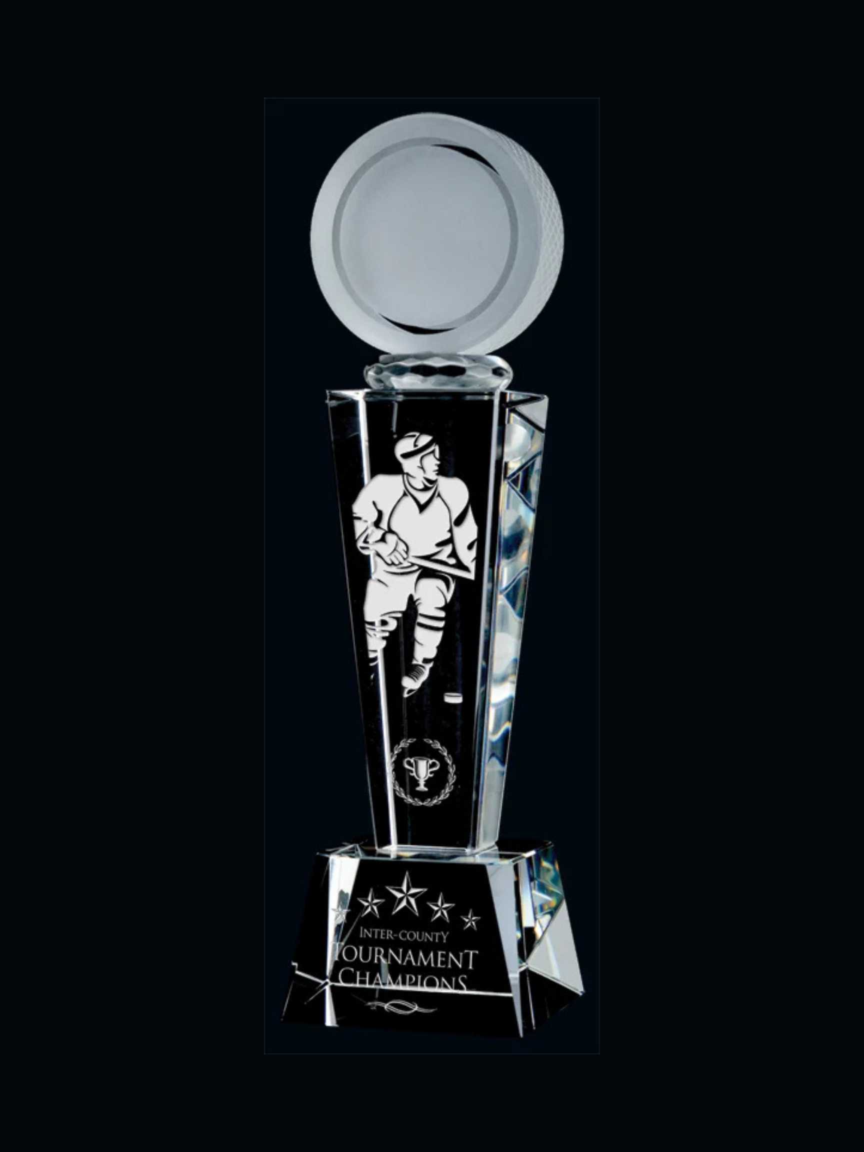 Vapour Crystal Hockey Award 8.5" (Engraving Included)