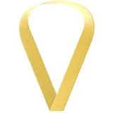 Metallic Gold Sewn Through Ribbon for Medals