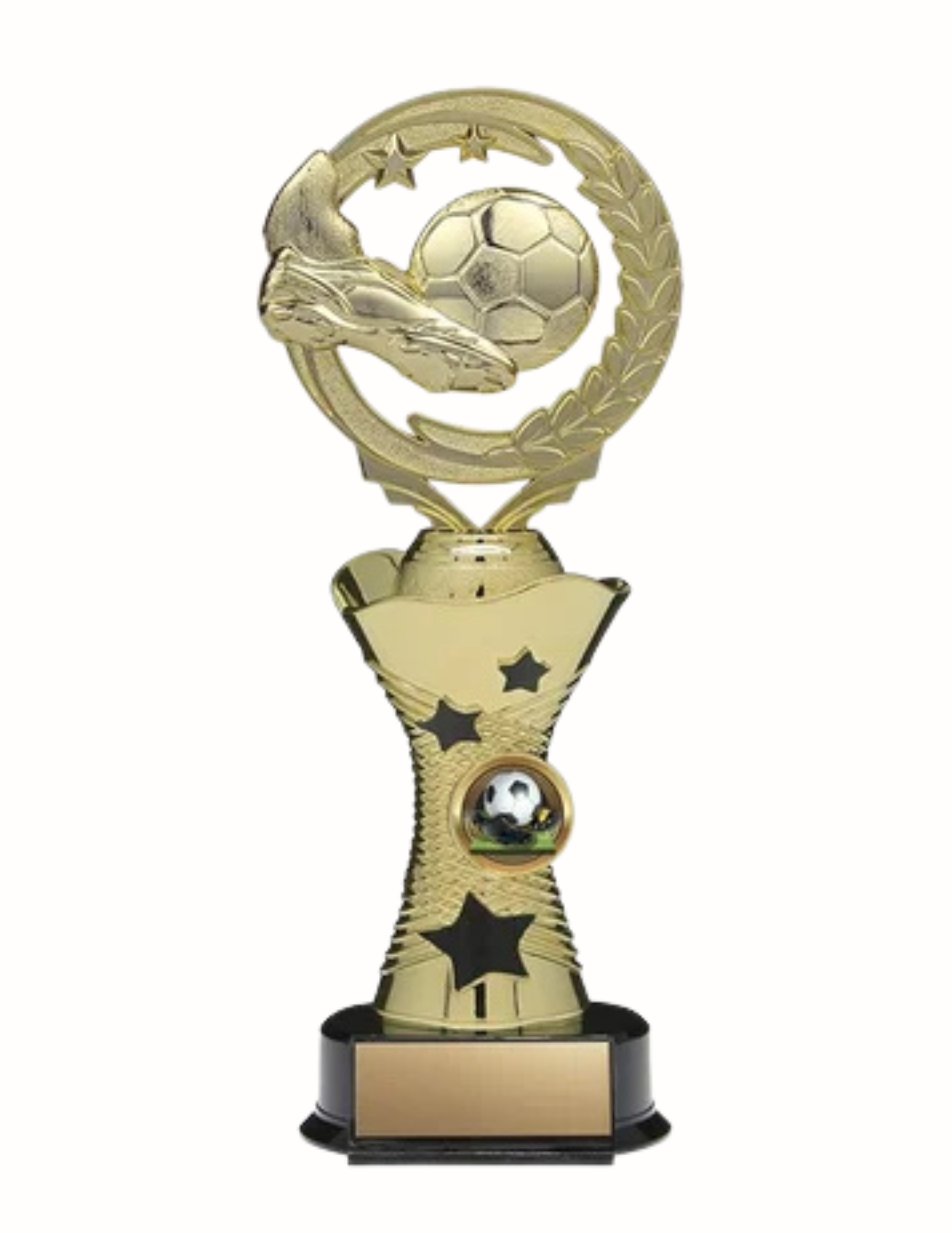 Graphite Sport Star Soccer Trophy 9.5" (Includes Engraving)