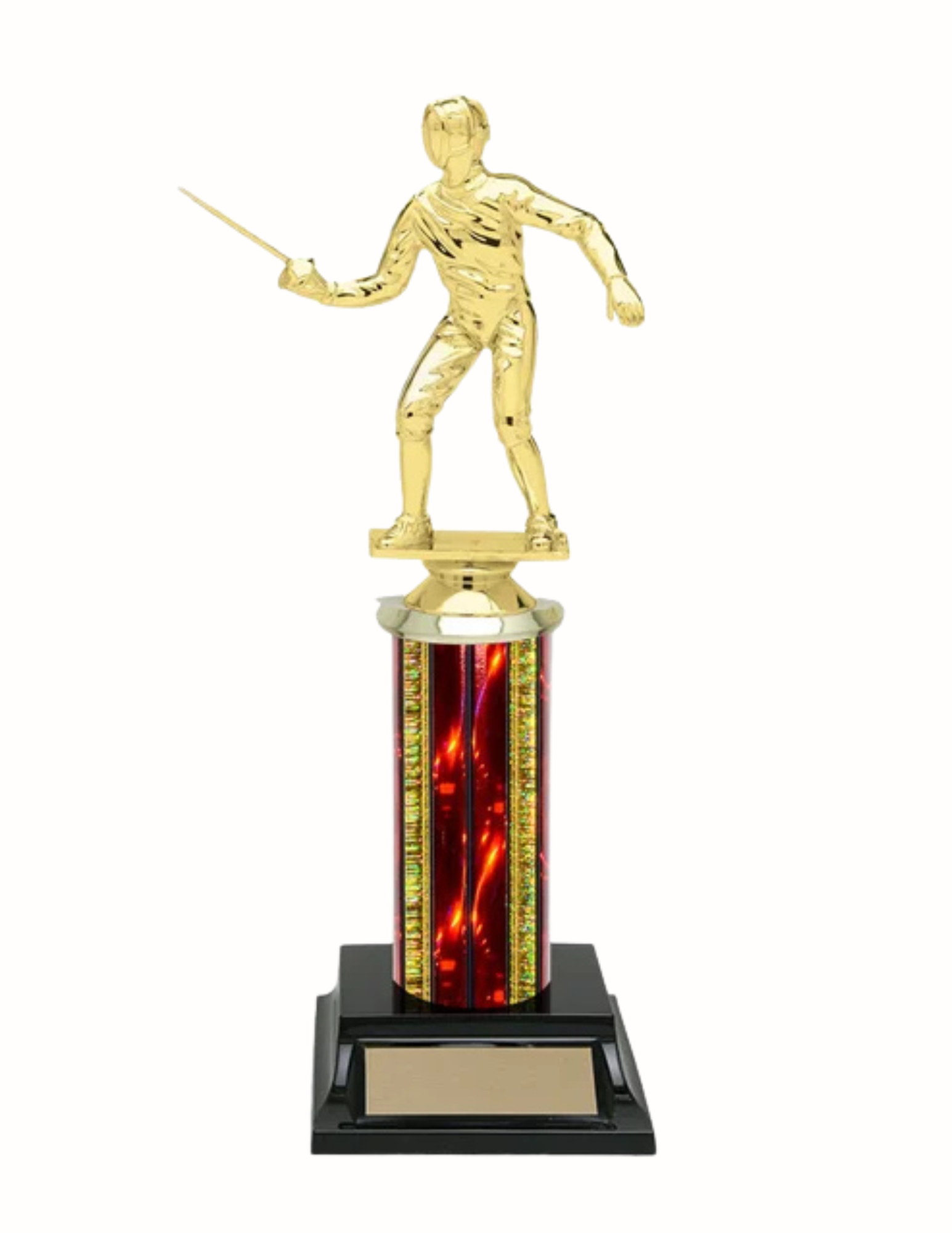Fencing Trophy 9” (Includes Engraving)