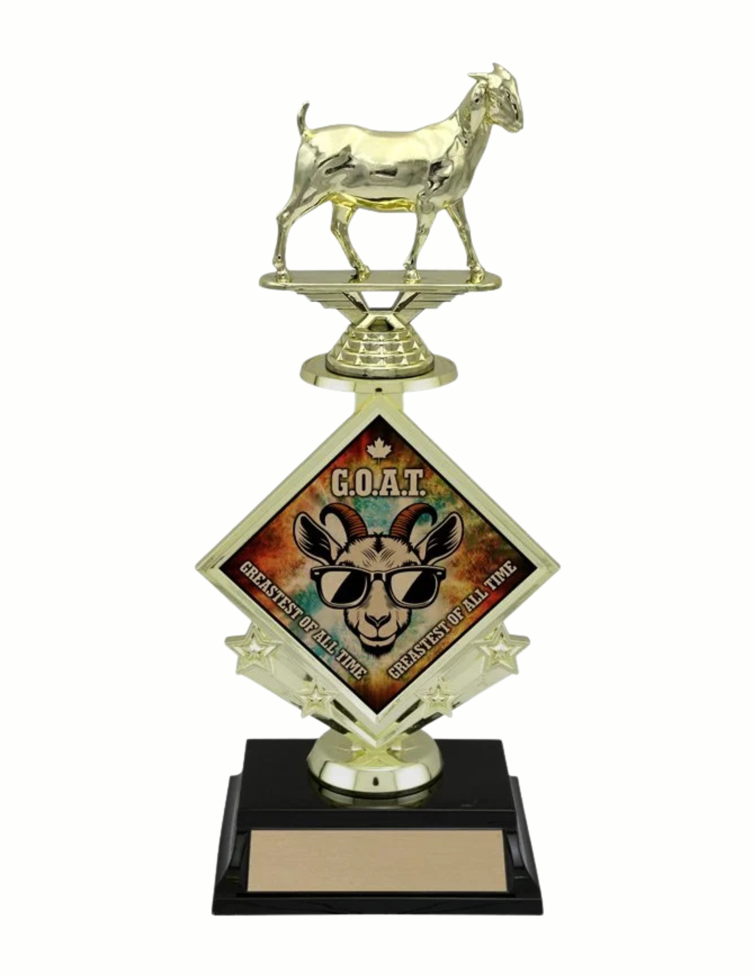 The GOAT Diamond Star Riser Trophy