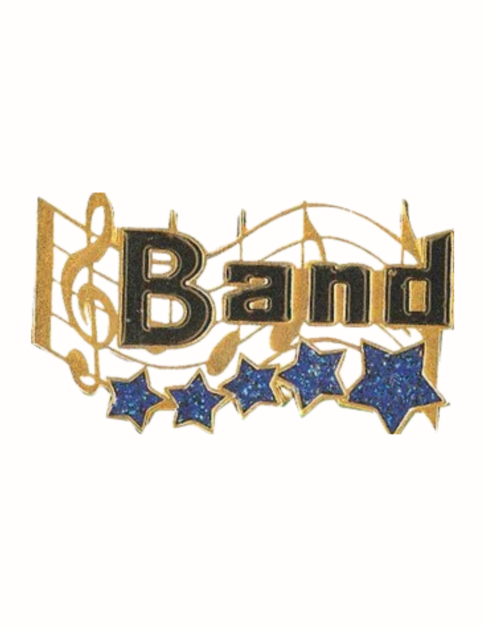 Band Music Award Pin