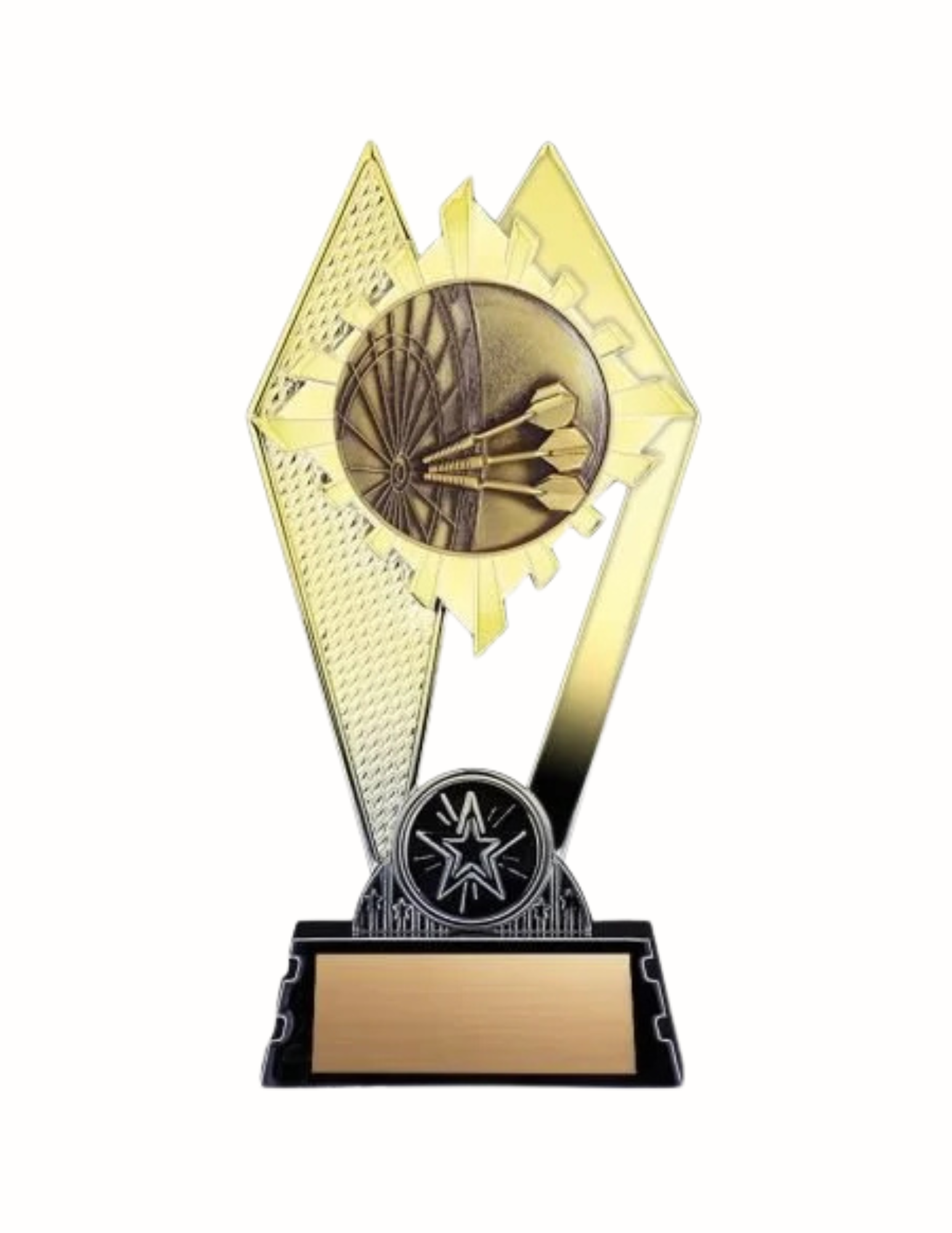 Citadel Darts Trophy- 2 Finishes, 3 Sizes (Includes Engraving)