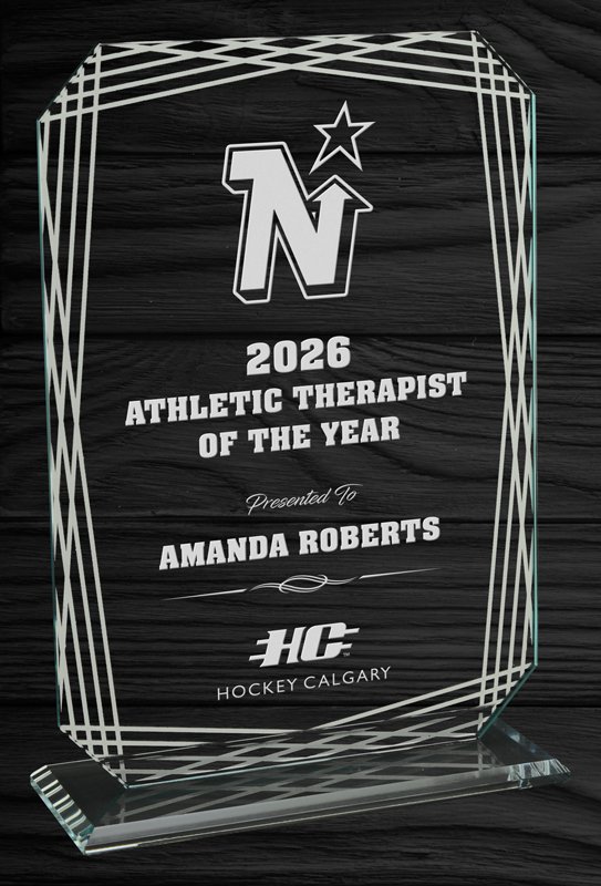 Shimmer Glass Award- 2 Sizes