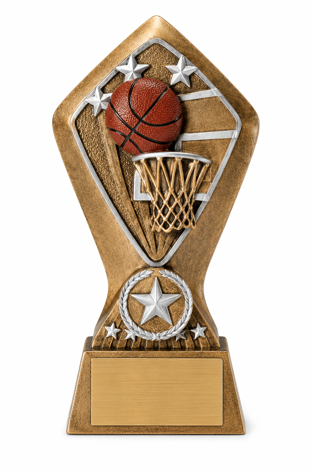 Diamond Series Basketball Award 6.5" (Includes Engraving)