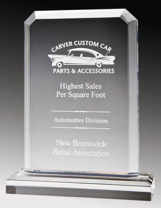 Alpine Series Tablet Acrylic Award 2 Sizes (2 Custom Options)