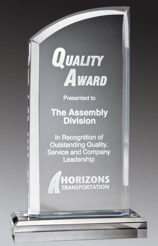 Alpine Series Acrylic Award 2 Sizes (2 Custom Options)