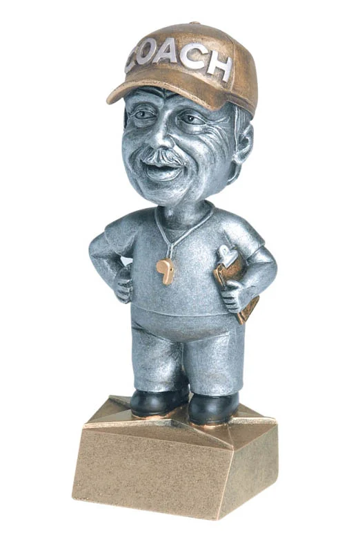 Bobble Head Coach Hockey 5.75" (Engraving Included)