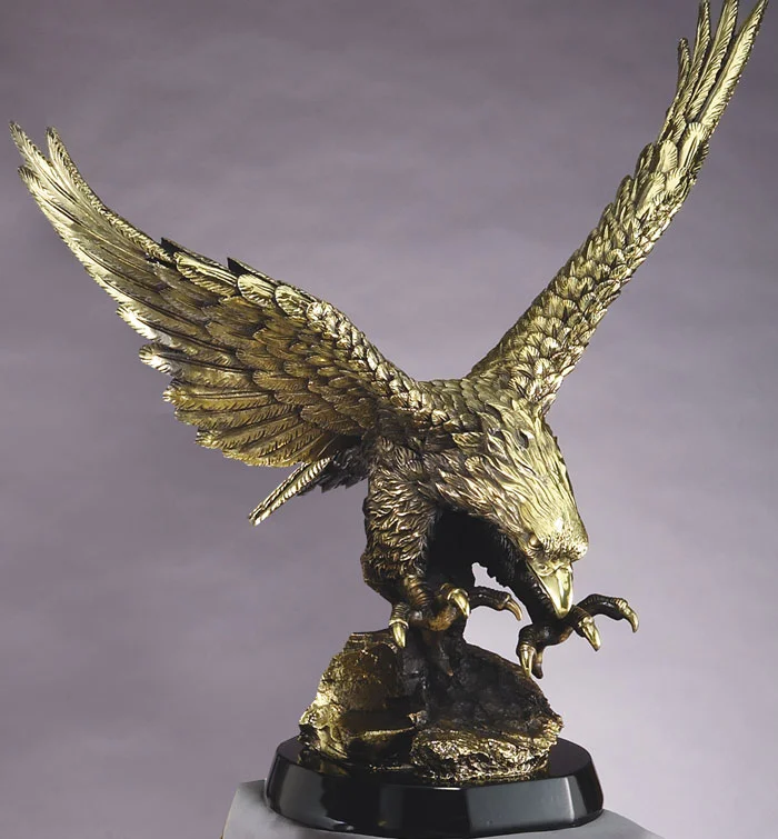 Large Gold Eagle Award- 2 Sizes (Includes Engraving)