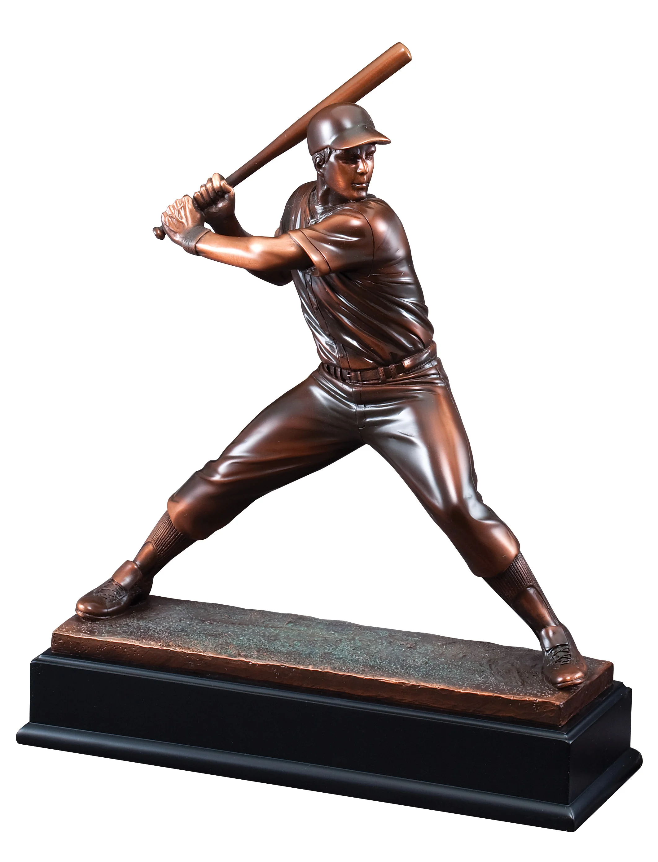 Baseball  Batter Statue Resin 15" (Includes Engraving)