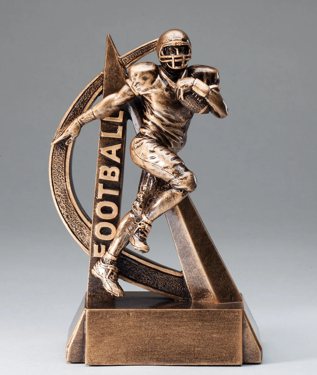 Ultra Action Football Resin 6.5" (Includes Engraving)