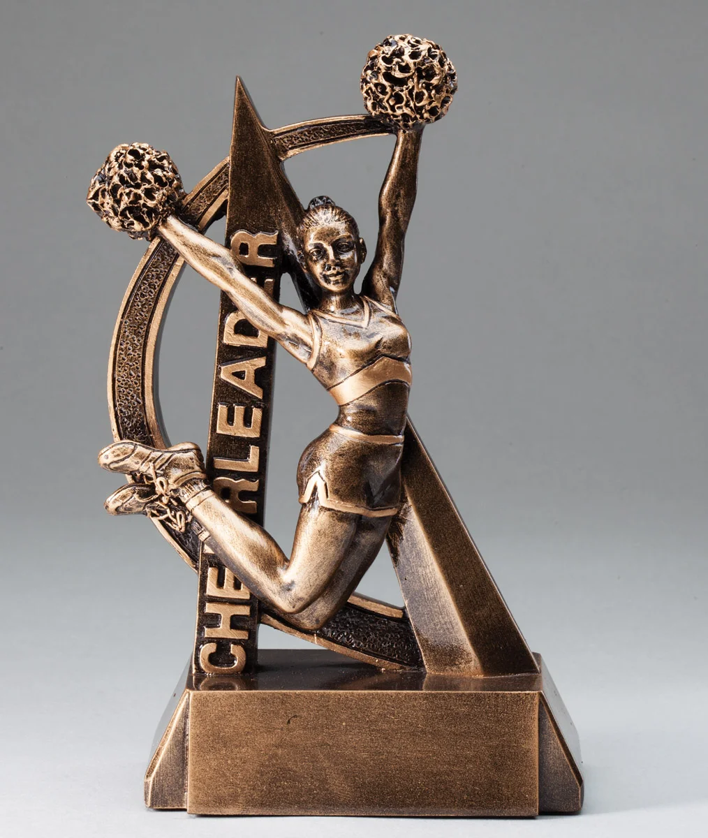 Ultra Action Cheerleader Resin 6.5" (Includes Engraving)