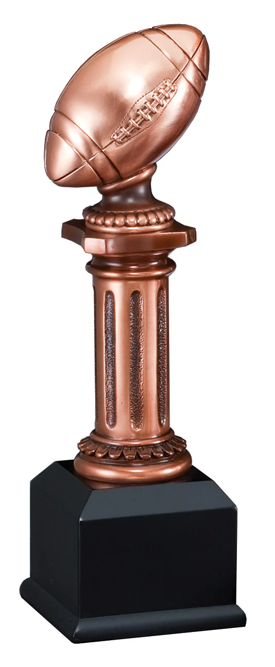 Bronze Football Resin 10.5" (Includes Engraving)