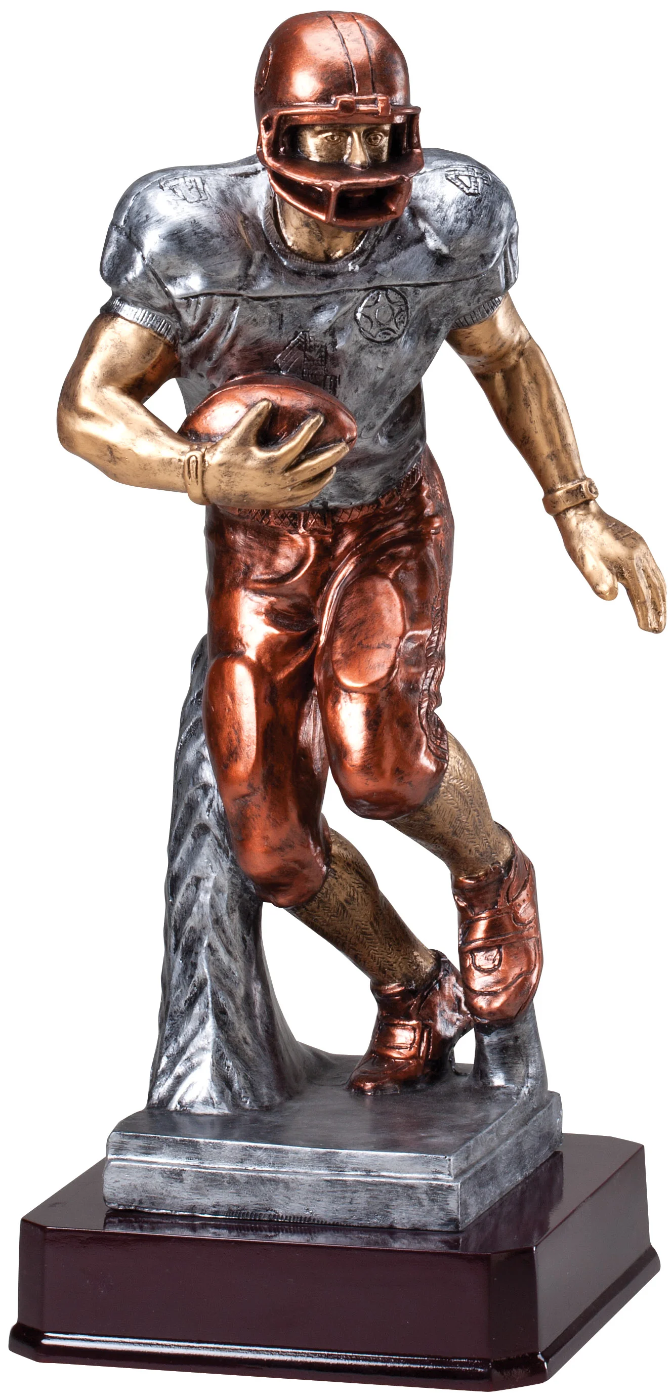Football Runner Large Resin 15.75" (Includes Engraving)