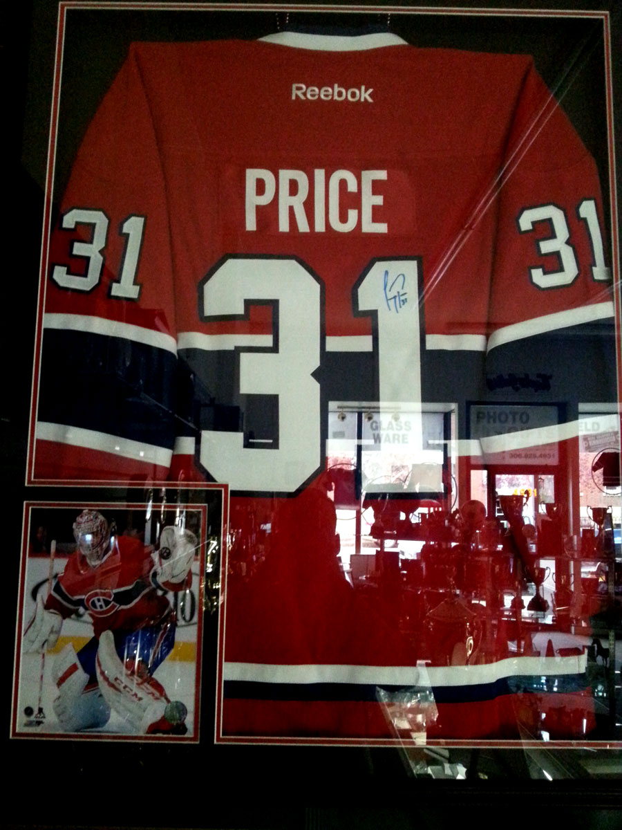 Price Jersey Signed/Framed