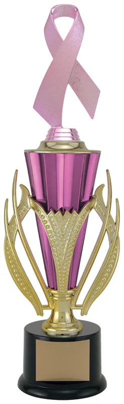 Awareness Trophy Pink- 2 Sizes (Includes Engraving)