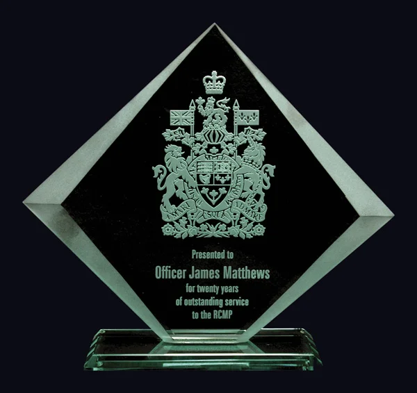 Acadian Glass Award 3 Sizes (Includes Engraving)