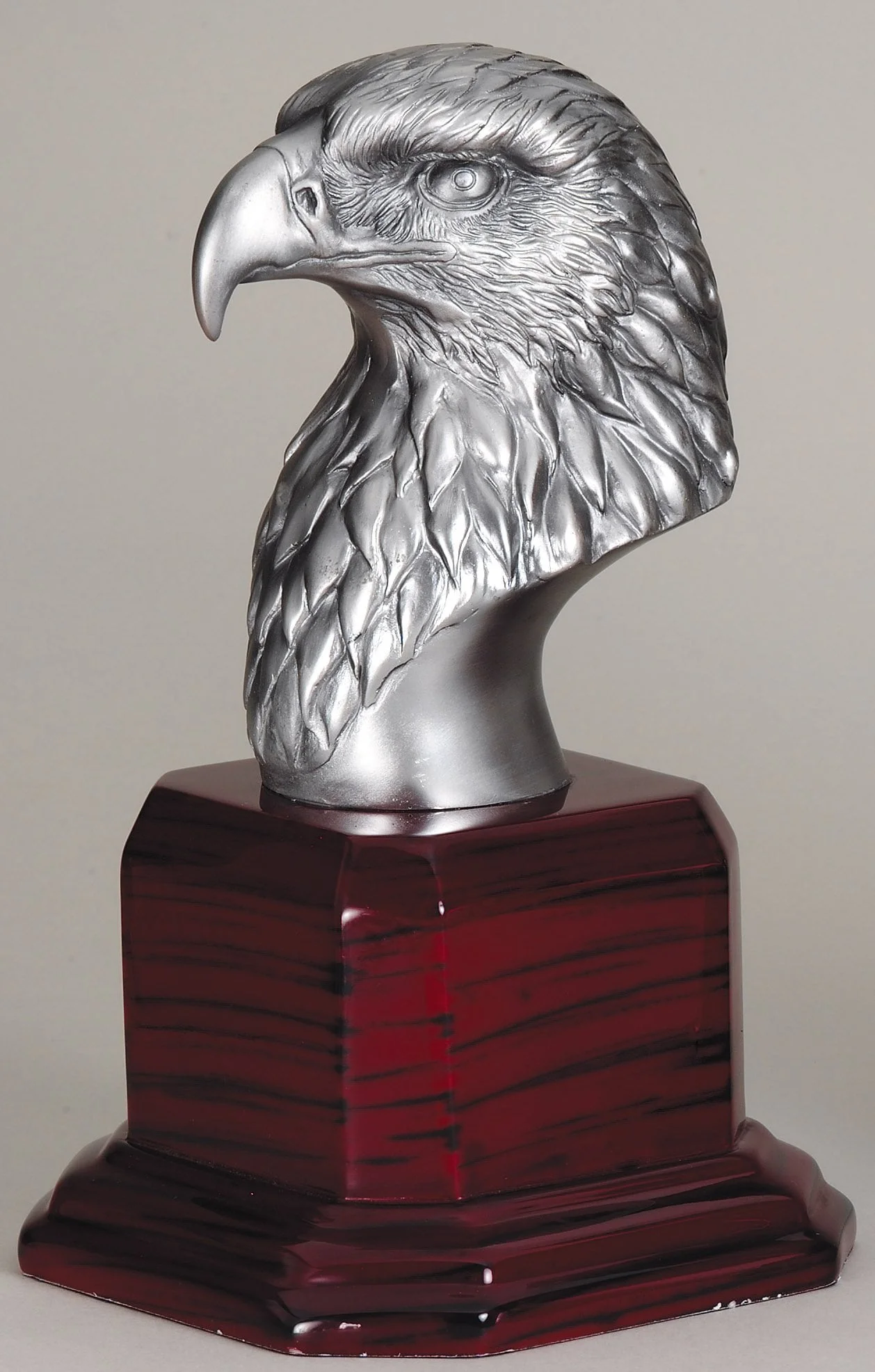 Silver Eagle Head 8.5" (Includes Engraving)