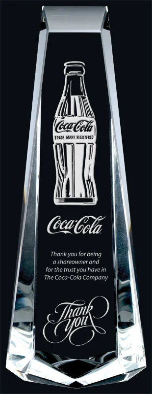 Forsyth Crystal Award- 2 Sizes (Engraving Included)