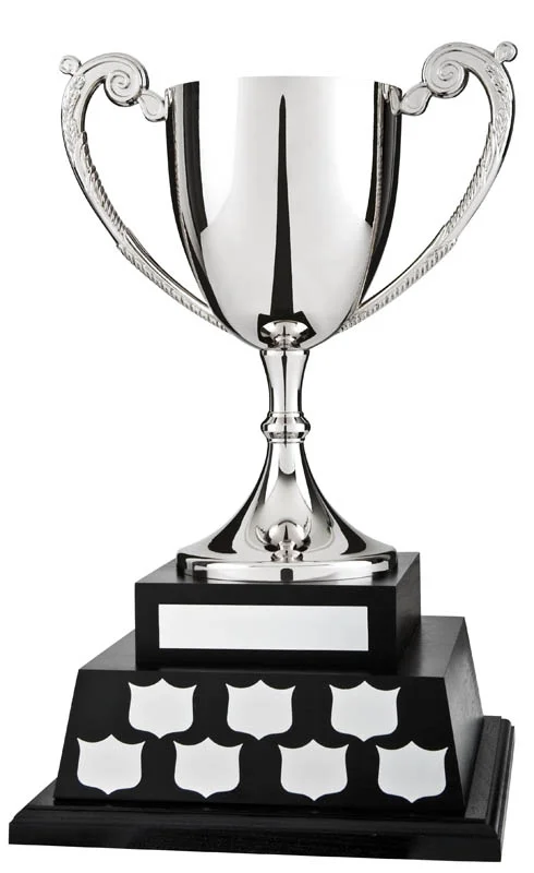 Classic Annual Heavy Cast Nickel Plated Cup 16" (Includes Header Engraving)