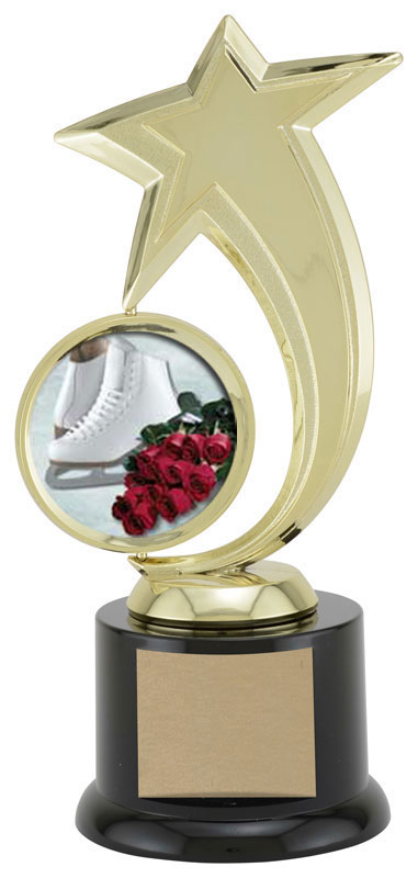 Star Spinner Figure Skating Trophy 8" (Includes Engraving)