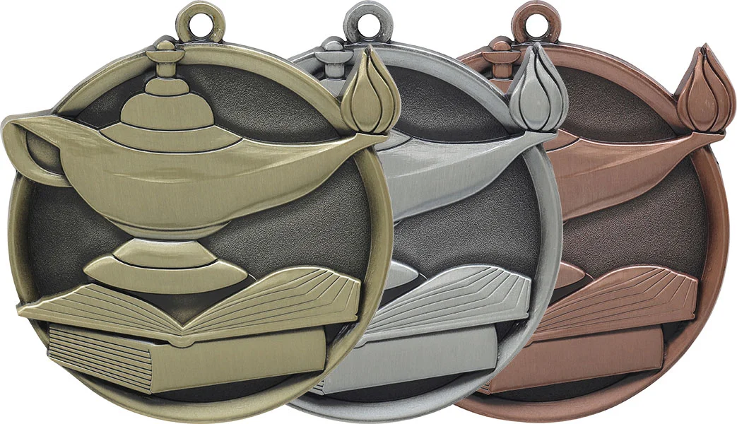 Knowledge Academic Mega Medal 2.25" (Includes Ribbon)