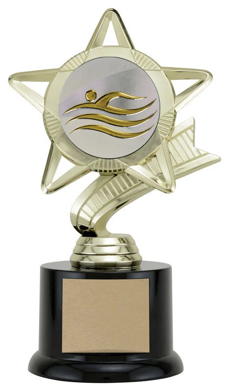Star Swimming Trophy 7.5" (Includes Engraving)