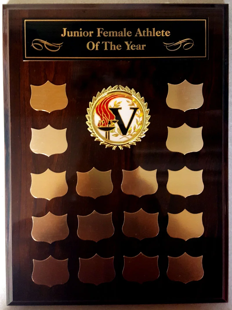 The Scholar High Gloss Annual Plaque 9" x 12" (Includes Header Engraving)