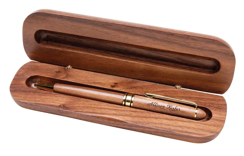 Timberland Walnut Single Pen or Pencil Box (Includes Engraving)