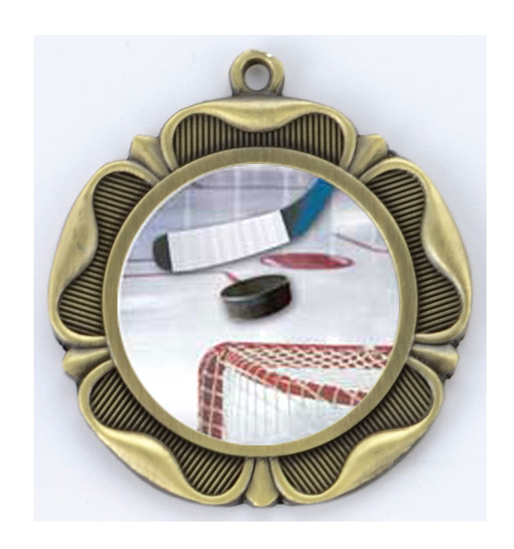 Clover Hockey Medal 1.5" (Includes Ribbon)