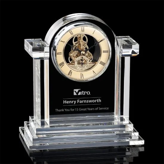 Velia Clock 7.25" (Includes Engraving)