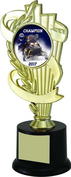 Snowmobile 2" Holder 8" (Includes Engraving)