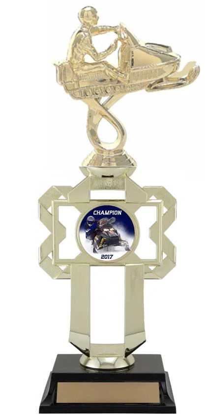 Snowmobile Mosaic Trophy 13" (Includes Engraving)