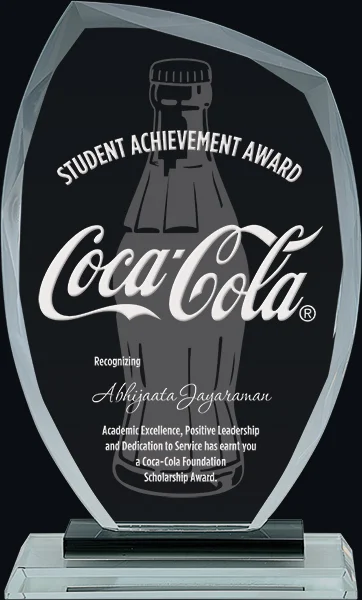 Beijing Glass Award- 3 Sizes (Includes Engraving)