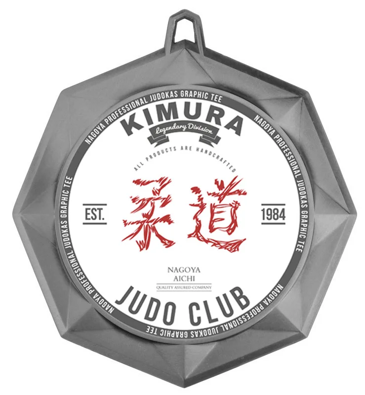 Octagon Martial Arts Medal 3" (Includes Ribbon)