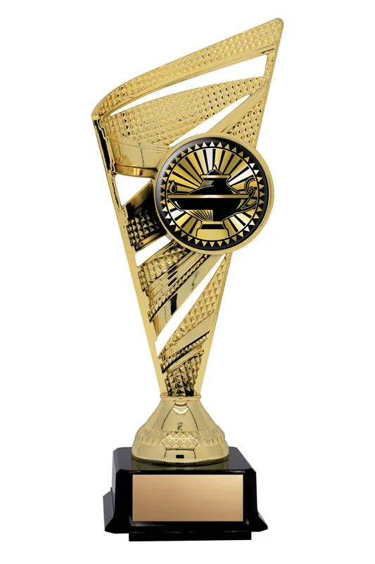 Solar Series Academic Trophy Gold 9" (Includes Engraving)