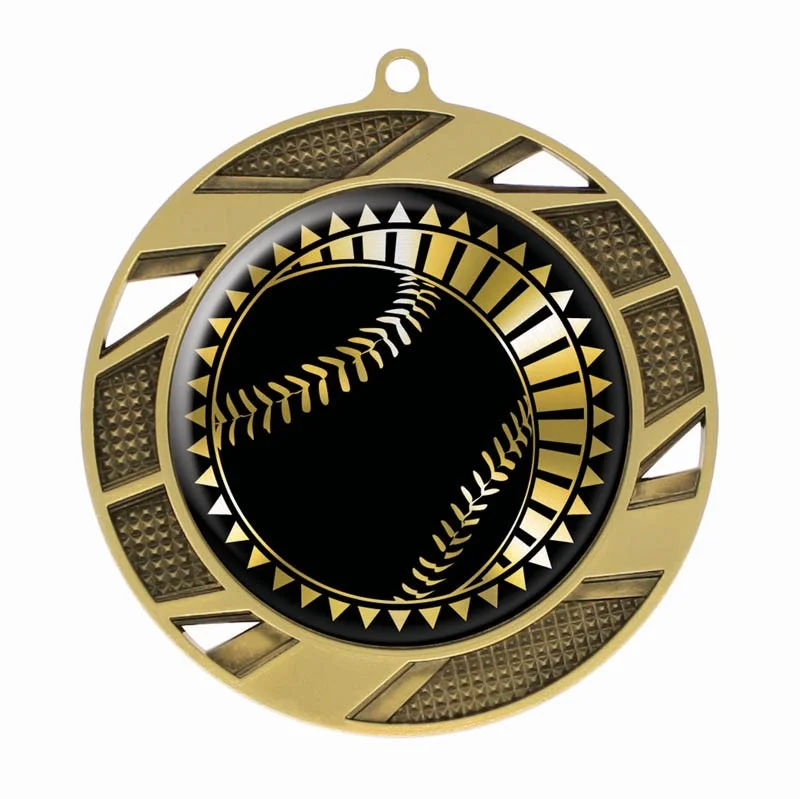 Solar Baseball Medal 2.75" (Includes Ribbon)