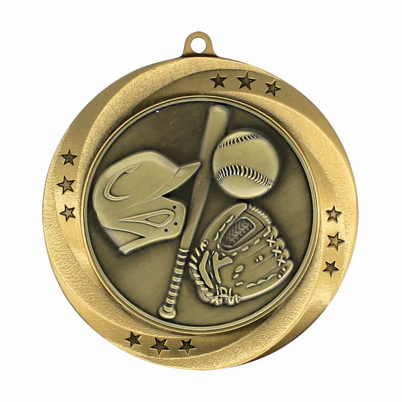 Matrix Series Baseball, 2.75" Medal (Includes Ribbon)
