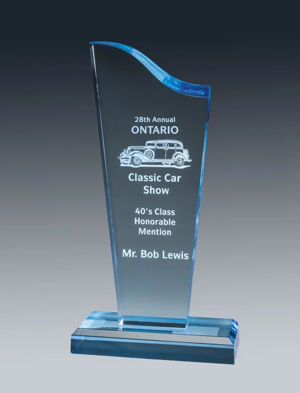 Saphire Series Acrylic Award 3 Sizes (2 Custom Options)