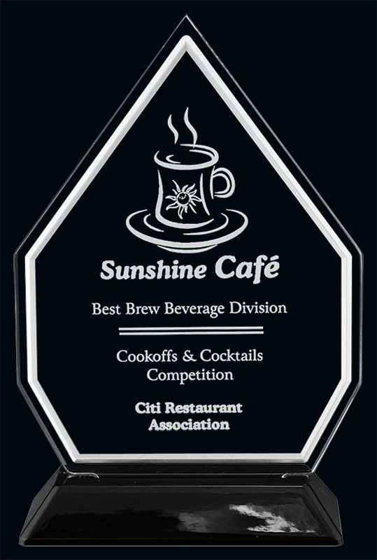 Snap in Diamond Award 8" (2 Custom Options)